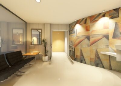 Interiorismo en Proyecto a medida por Arquoom Arquictectos Sevilla Diseño de espacios en uso hotelero 2